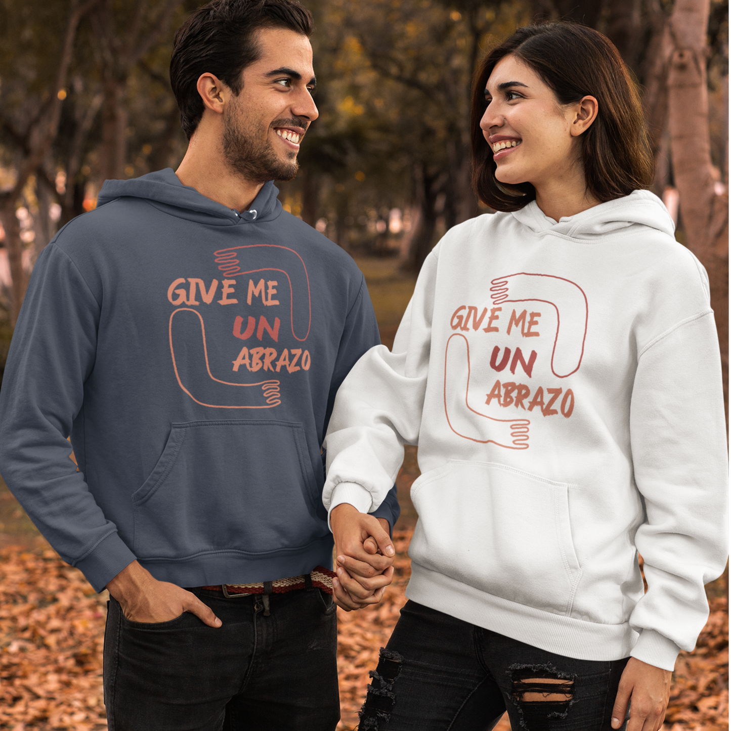 Give me un abrazo Genderless Hooded Sweatshirt